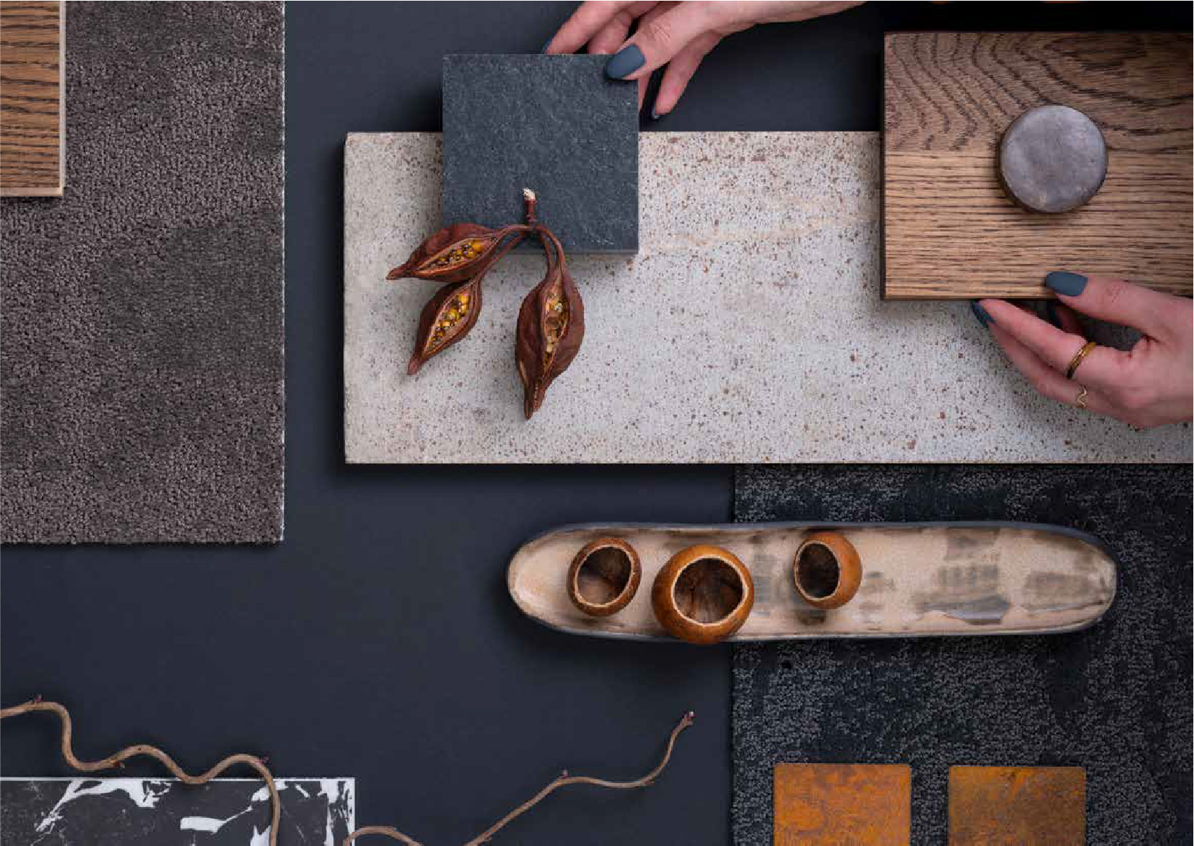 Materials and Colour Palette